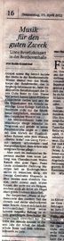 Artikel im General-Anzeiger vom 19. April 2012